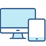 Icon moderne Technische Ausstattung